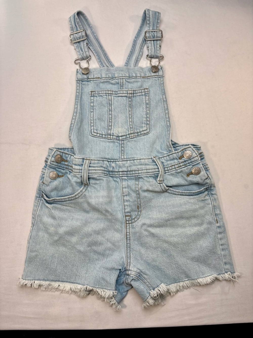 Cat & Jack Light Blue Denim Short Overalls
